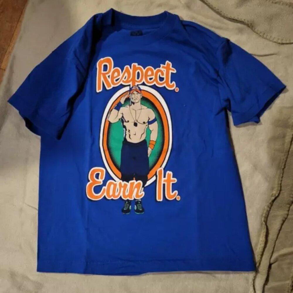 Wwe John Cena Respect Earn Nwt Retro Shirt Tee